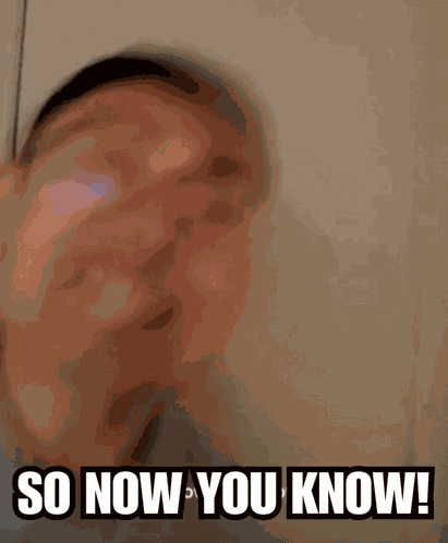 So Now You Know Cliff Tan GIF