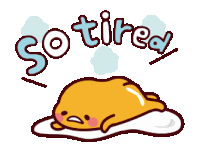So Tired Im So Tired Sticker