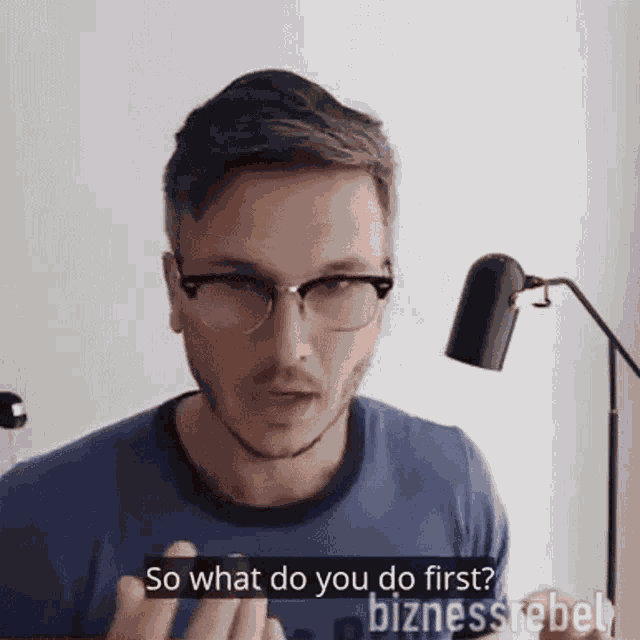 So What Do You Do First Mike Koziol GIF