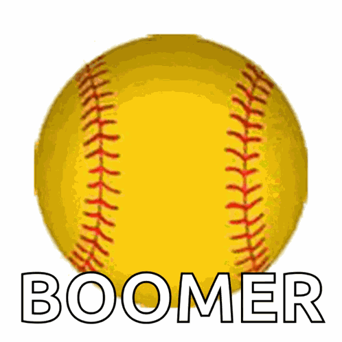 Softball Rotating GIF