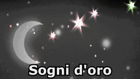 Sogni D'Oro Buona Notte Dormire A Domani Bacio Della Buonanotte GIF