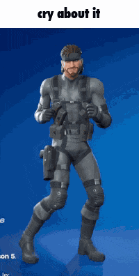 Solid Snake Fortnite GIF
