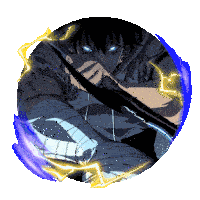 Solo Leveling Lightning Sticker