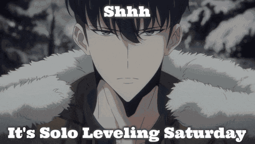 Solo Leveling Shh GIF