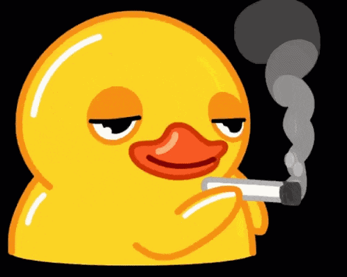 Sonfys Pato Fumando GIF