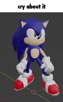 Sonic Cry About It GIF