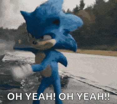Sonic Floss GIF