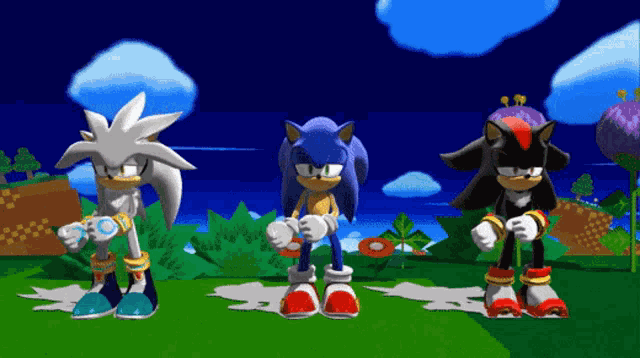 Sonic Flossing GIF
