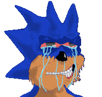 Sonic Sad Sonic Sticker