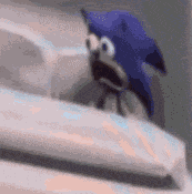 Sonic Screaming GIF