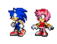 Sonic The Hedgehog Amy Rose Sticker