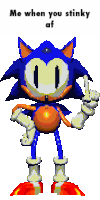 Sonic You Stink Sticker