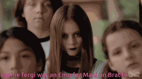 Sophie Fergi Emo Girl GIF
