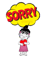 Sorry Zhotcita Sticker