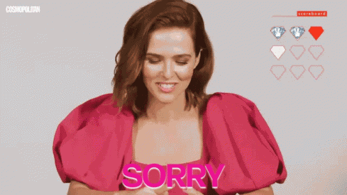 Sorry Zoey Deutch GIF