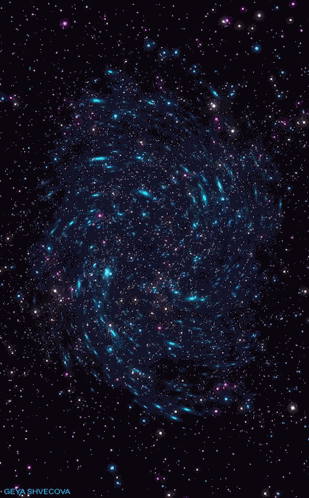 Space Art Stars Cosmic GIF