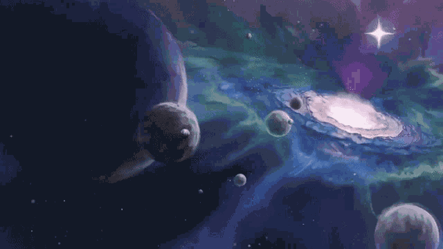 Space Planets GIF