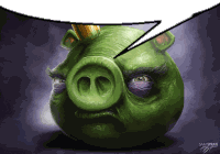 Speech Bubble Angry Birds Sticker