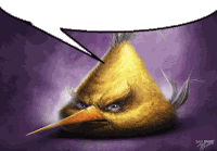 Speech Bubble Angry Birds Sticker