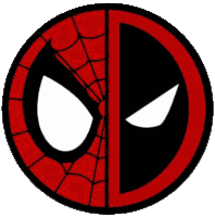 Spider-man Deadpool Sticker