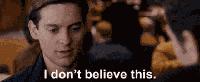 Spiderman I Dont Believe This GIF