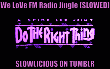Spike Lee Do The Right Thing We Love Fm GIF