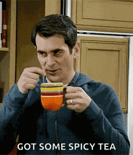 Spill The Tea Amused GIF