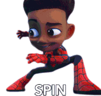 Spin Miles Morales Sticker