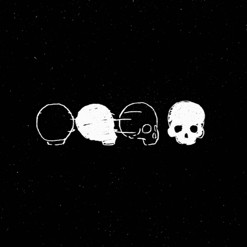 Spinning Skull Pinterest GIF