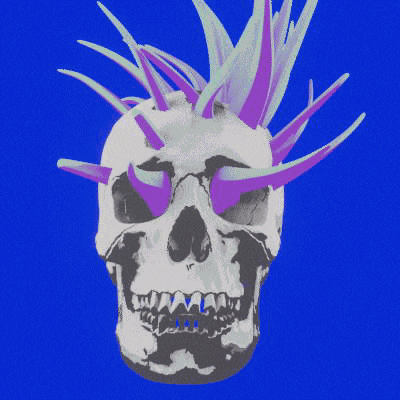 Spinning Skull Spinning Skull Meme GIF