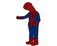 Spoder Man Spoderman Sticker