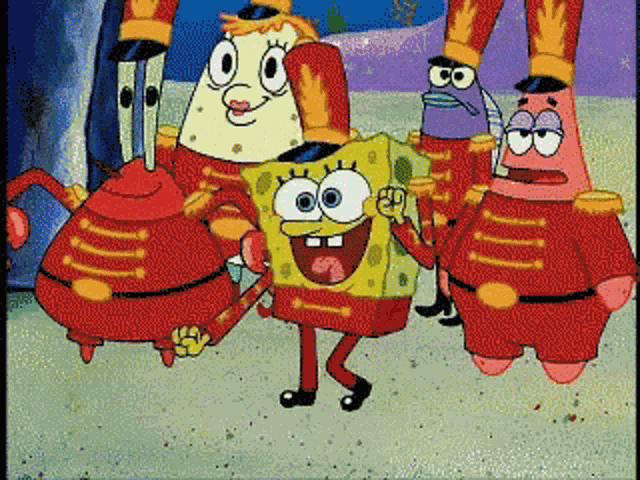 Spongebob Band GIF
