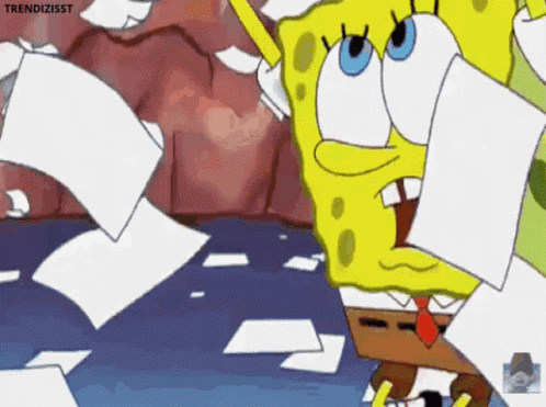 Spongebob Busy GIF