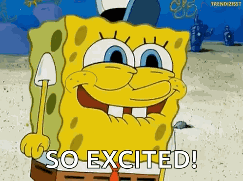 Spongebob Cant Wait GIF