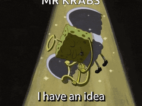 Spongebob Idea GIF GIF