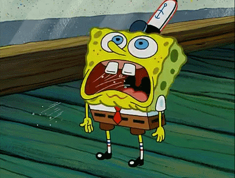 Spongebob Panic GIF