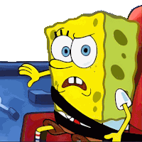 Spongebob Sponge Sticker