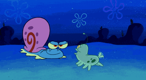 Spongebob Squarepants Gary GIF