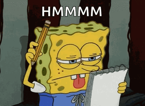 Spongebob Squarepants Think GIF