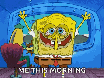 Spongebob Tired GIF