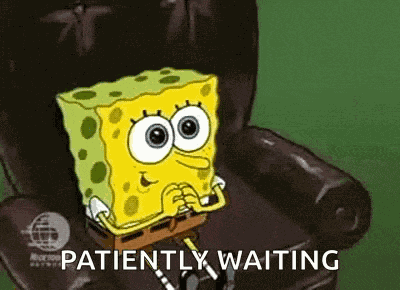Spongebob Waiting GIF
