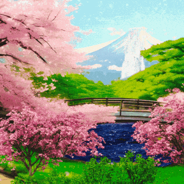 Spring Cherry Blossom GIF