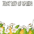 Spring First Day Of Spring Sticker
