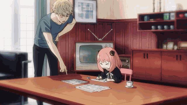 Spy X Family Study GIF