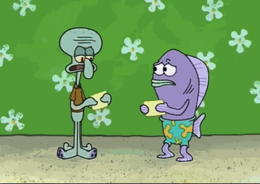 Squidward Lame GIF