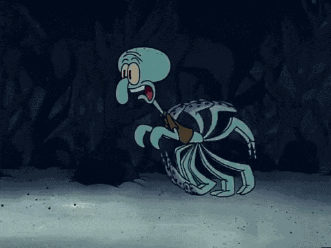 Squidward Lost GIF