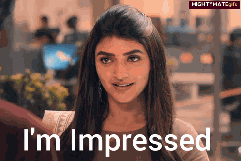 Sreeleela I'M Impressed GIF