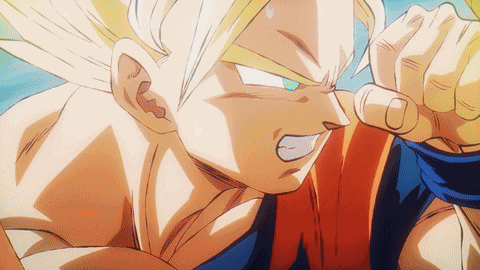 Ssj2 Goku Majin Vegeta GIF