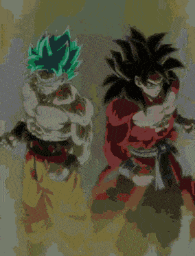 Ssjb Goku Ssj4 Goku GIF