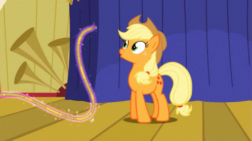 Stage Applejack GIF